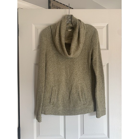 J.Crew Womens Cowl neck Size Medium Two Tone Wool Blend Sweater - Picture 5 of 14